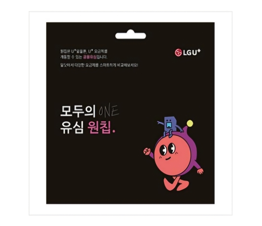 LG 모두의 유심 원칩 포장